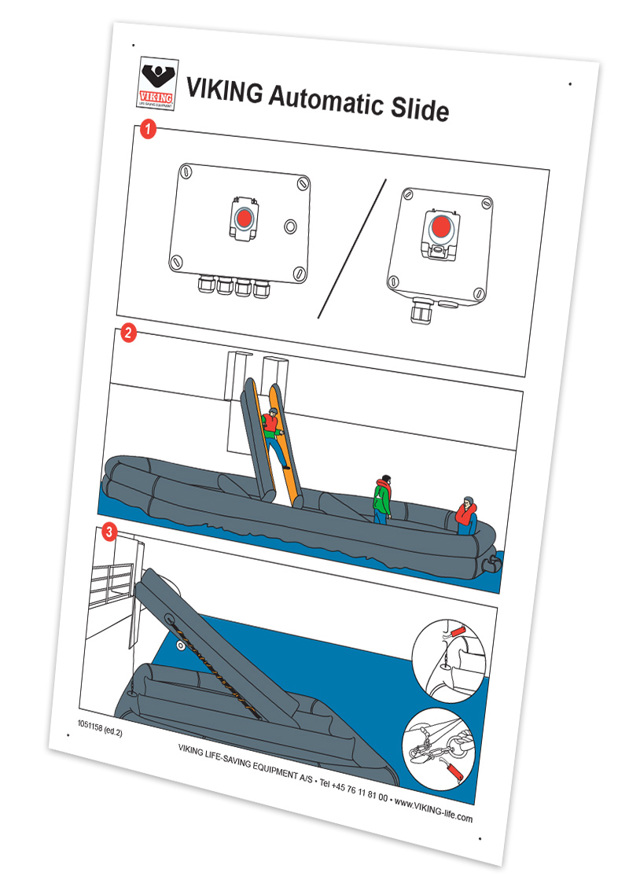 Launching instruction - VIKING, VAS, 150DKR